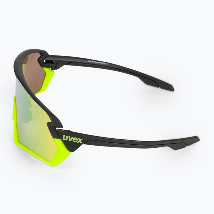 UVEX Sportstyle 231 Fahrradbrille schwarz-grün S5320652616 4