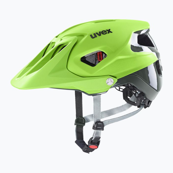 UVEX Quatro Integrale Fahrradhelm lime/anthrazit matt