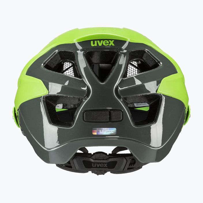 UVEX Quatro Integrale Fahrradhelm lime/anthrazit matt 3