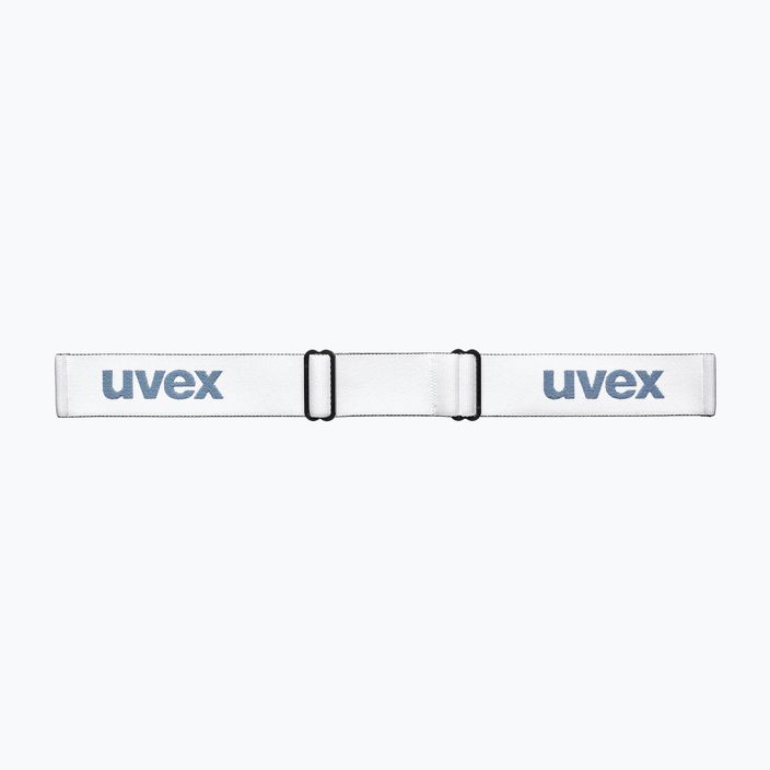 Skibrille UVEX Elemnt FM white mat/mirror silver blue 55//64/13 10