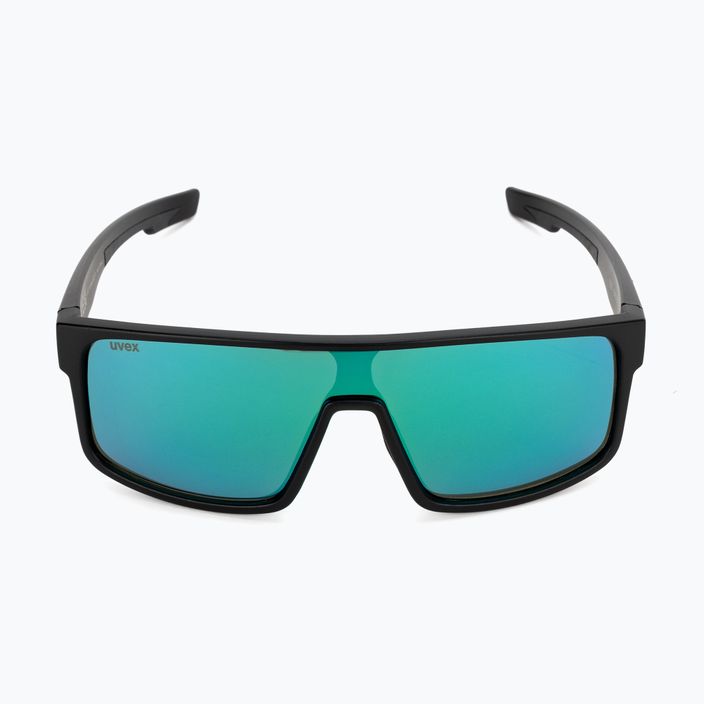 UVEX Sonnenbrille LGL 51 schwarz matt/grün verspiegelt 53/3/025/2215 3