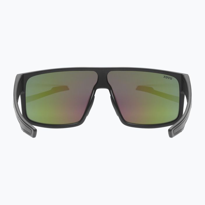 UVEX Sonnenbrille LGL 51 schwarz matt/grün verspiegelt 53/3/025/2215 9