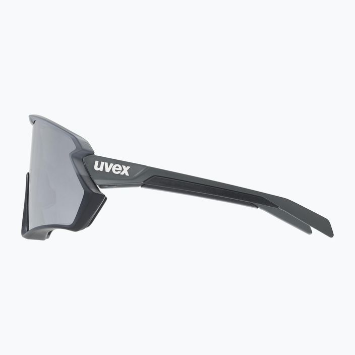 UVEX Sportstyle 231 2.0 grau schwarz matt/verspiegelt silberne Fahrradbrille 53/3/026/2506 7
