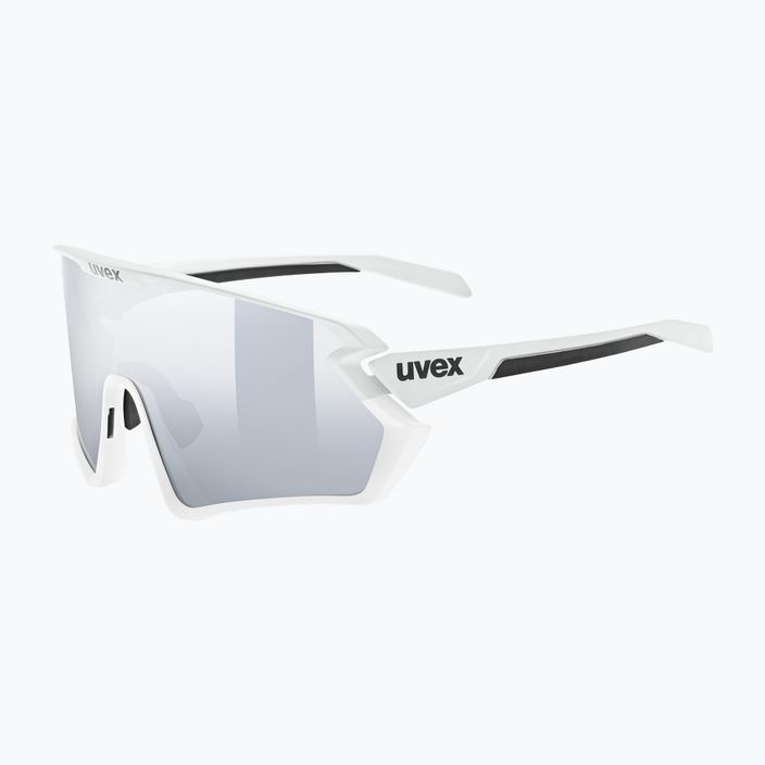 UVEX Sportstyle 231 2.0 Wolke weiß matt/verspiegelt silberne Fahrradbrille 53/3/026/8116 5