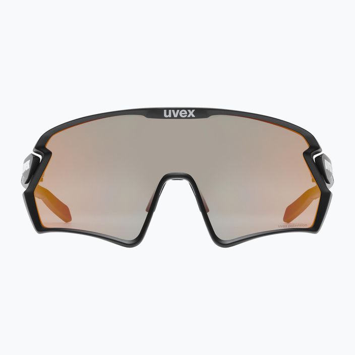 UVEX Sportstyle 231 2.0 P schwarz matt/rot spiegelnd Fahrradbrille 53/3/029/2230 6