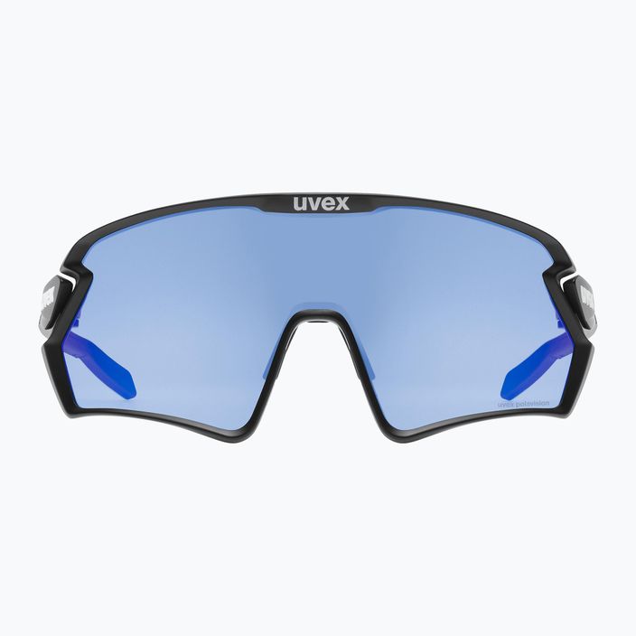 UVEX Sportstyle 231 2.0 P schwarz matt/verspiegelt blau Fahrradbrille 53/3/029/2240 6