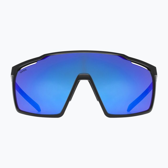 UVEX Mtn Perform schwarz blau matt/verspiegelt blau Sonnenbrille 53/3/039/2416 6