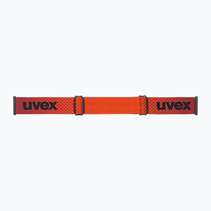 UVEX Evidnt Attract CV S2 Skibrille schwarz matt/verspiegelt rot/contr orange/klar 4
