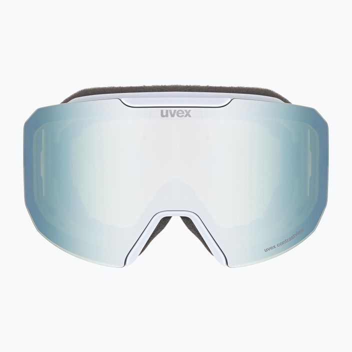 UVEX Evidnt Attract CV S3 arktisch blau matt/verspiegelt saphir/cont grün/klar Skibrille 2