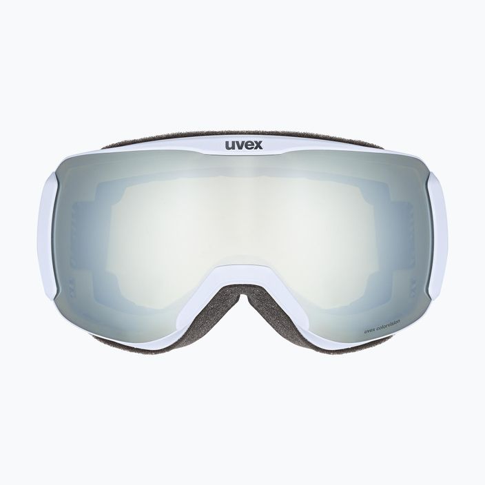 Damenskibrille UVEX Downhill 2100 CV WE S2 arktikblau matt/verspiegelt weiß/colorvision grün 2