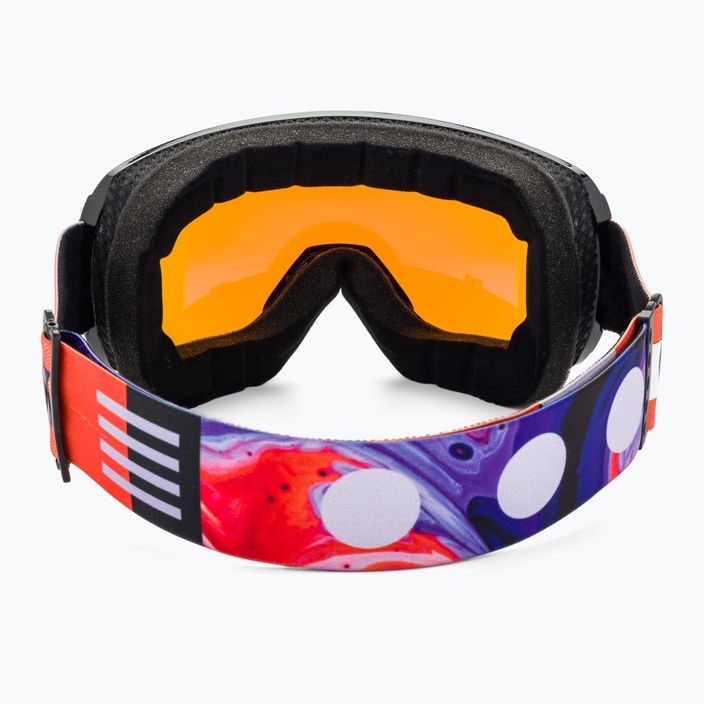 UVEX Downhill 2100 CV S2 Skibrille schwarz shiny/mirror scarlet/colorvision orange 3