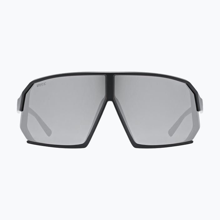 UVEX Sportstyle 237 schwarz matt/verspiegelt silberne Sonnenbrille 2