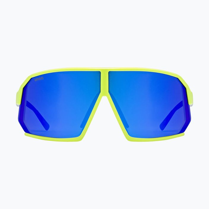 UVEX Sportstyle 237 gelb blau matt/verspiegelt blaue Sonnenbrille 2