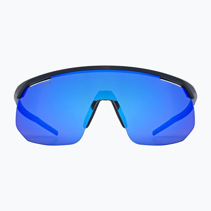 UVEX Pace One schwarz matt/verspiegelt blau Sonnenbrille 2