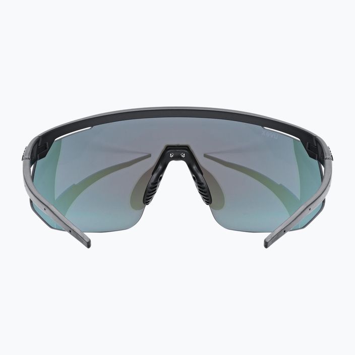 UVEX Pace One schwarz matt/verspiegelt blau Sonnenbrille 3