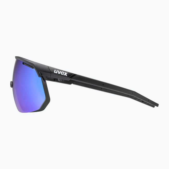 UVEX Pace One schwarz matt/verspiegelt blau Sonnenbrille 4