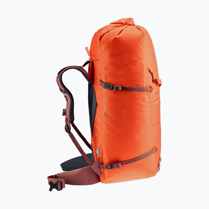 Kletter Rucksack Damen deuter Durascent 42+10 l SL papaya/redwood 3