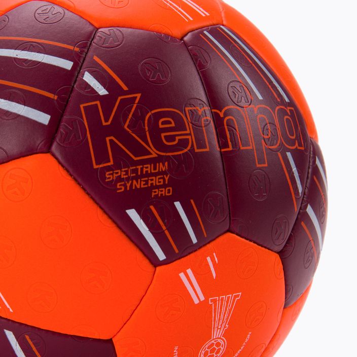Kempa Spectrum Synergy Pro Handball rot/orange Größe 2 4