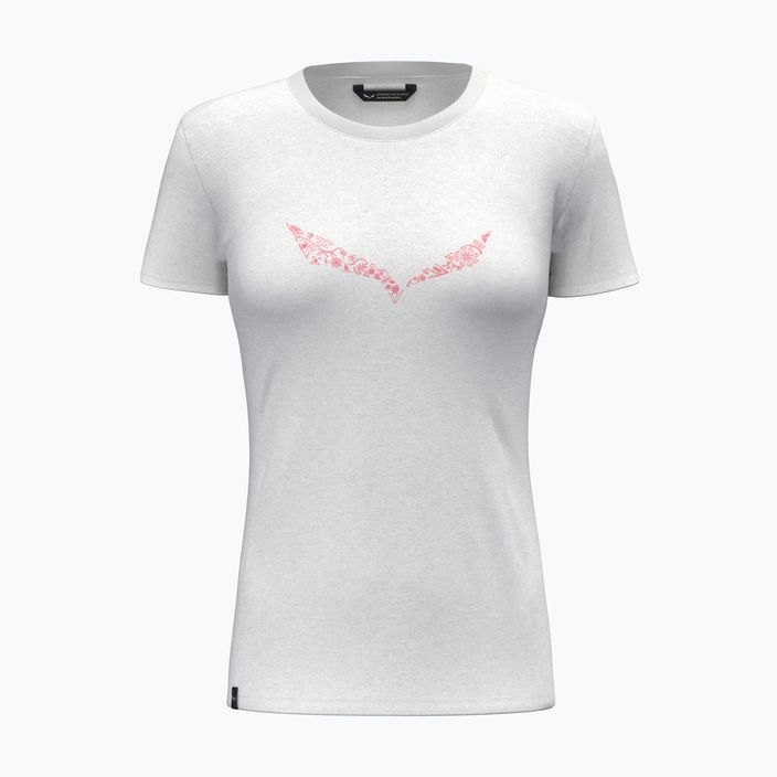 Damen-Trekking-Shirt Salewa Solid Dry weiß 00-0000027019 5