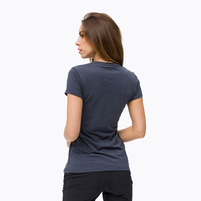Damen-Trekking-Shirt Salewa Solid Dry navy blau 00-0000027019 4