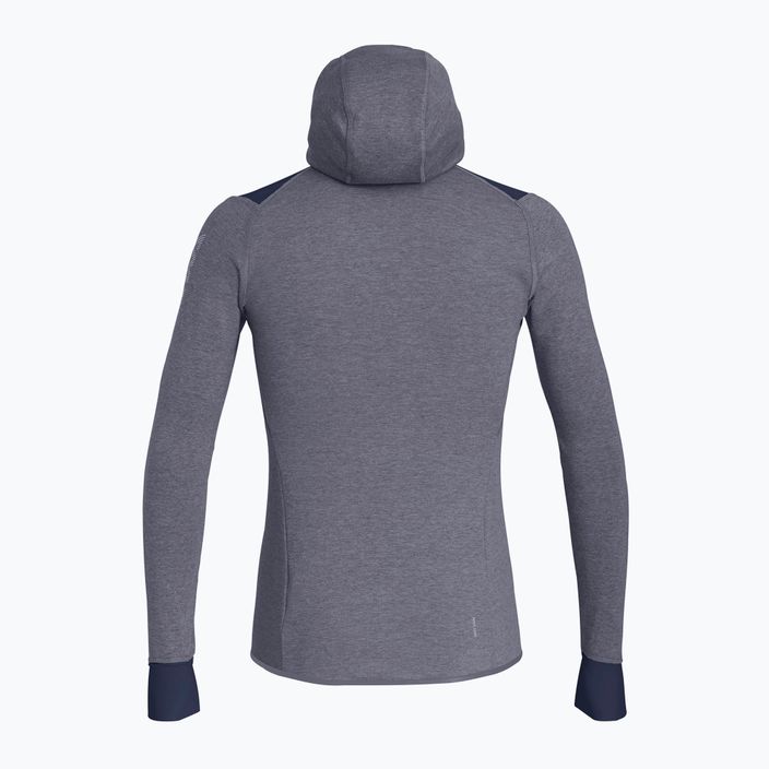 Salewa Herren-Trekking-Sweatshirt Puez 2 Dry Hood FZ grau-grün 00-0000027221 2