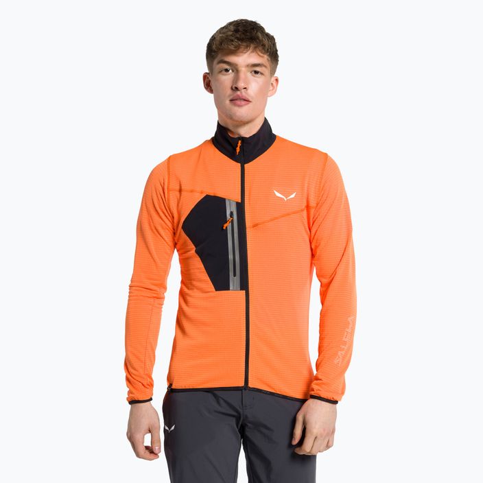Herren Salewa Pedroc Fleece-Sweatshirt orange 00-0000027719