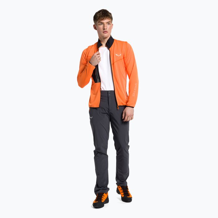 Herren Salewa Pedroc Fleece-Sweatshirt orange 00-0000027719 2