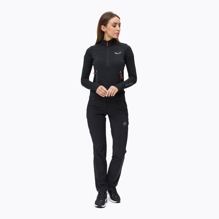 Salewa Pedroc Damen Fleece-Sweatshirt schwarz 00-0000027720 2