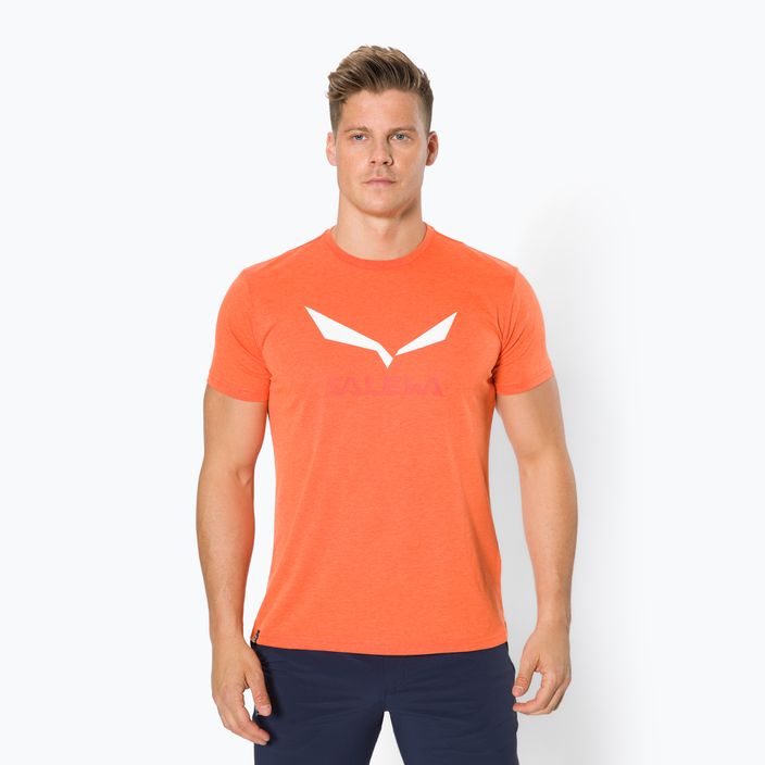 Herren Salewa Solidlogo Dry orange Trekkinghemd 00-0000027018