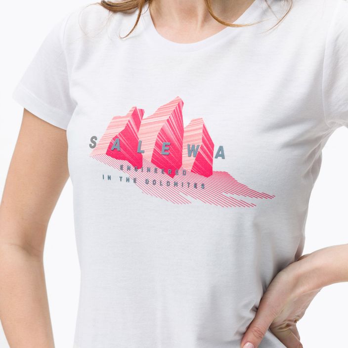 Salewa Lines Graphic Dry Damen-Trekking-Shirt weiß 00-0000028064 4