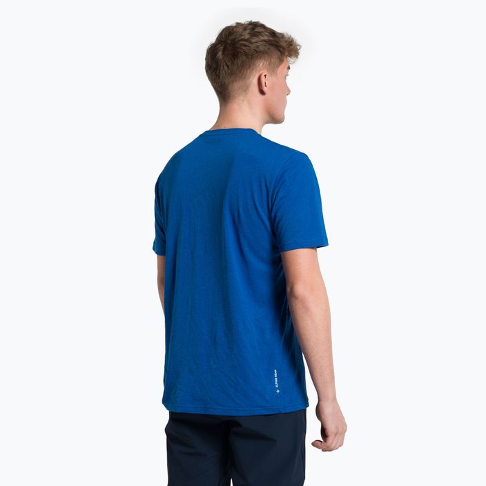 Herren-Trekking-T-Shirt Salewa Alpine Hemp Logo blau 00-0000028132 3