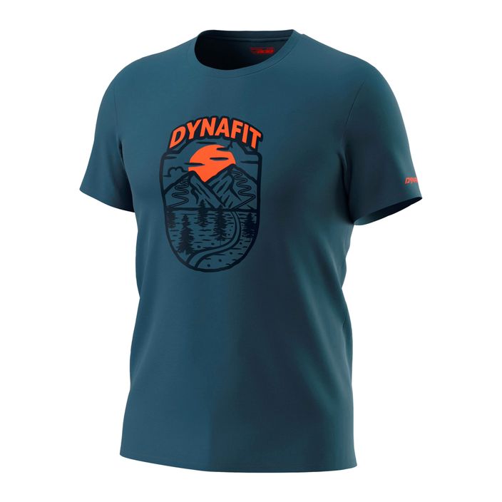 Herren DYNAFIT Graphic CO SS Trekking-T-Shirt blau 08-0000070998 2