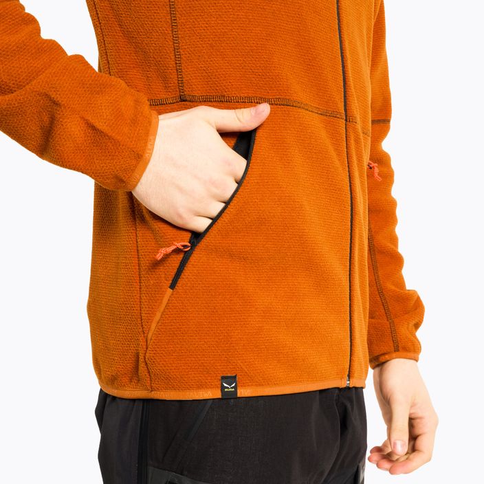 Herren Salewa Nuvolo EN Fleece-Sweatshirt orange 00-0000027922 4
