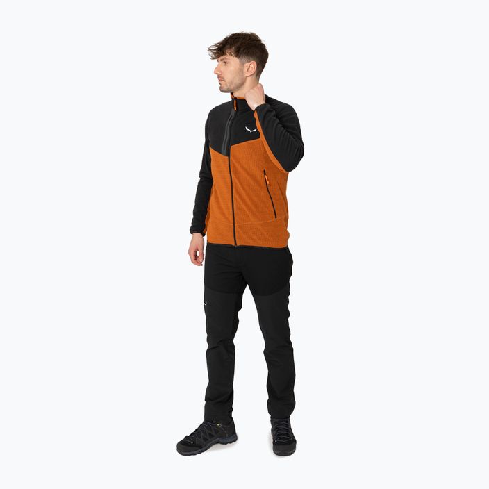 Herren Salewa Paganella EN Fleece-Sweatshirt orange 27924