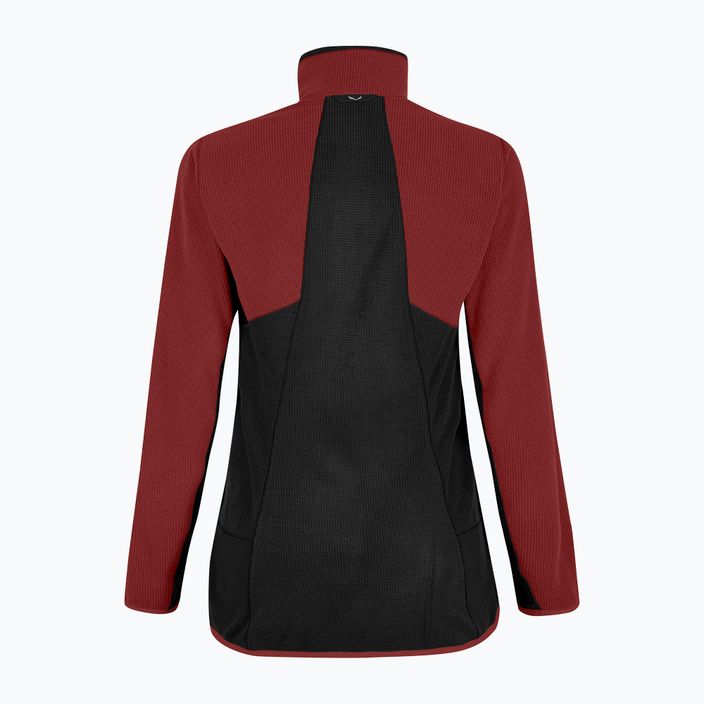 Salewa Paganella PL Damen Fleece-Sweatshirt schwarz und kastanienbraun 00-0000027925 3