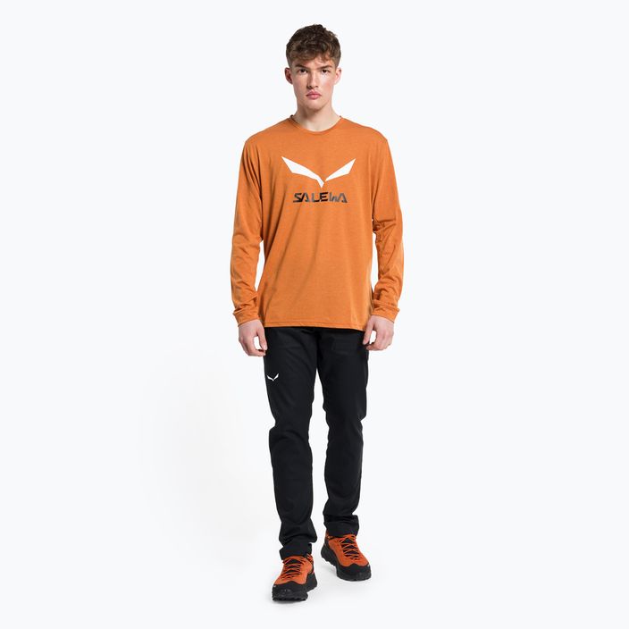 Herren Salewa Solidlogo Dry orange Trekkinghemd 00-0000027340 2