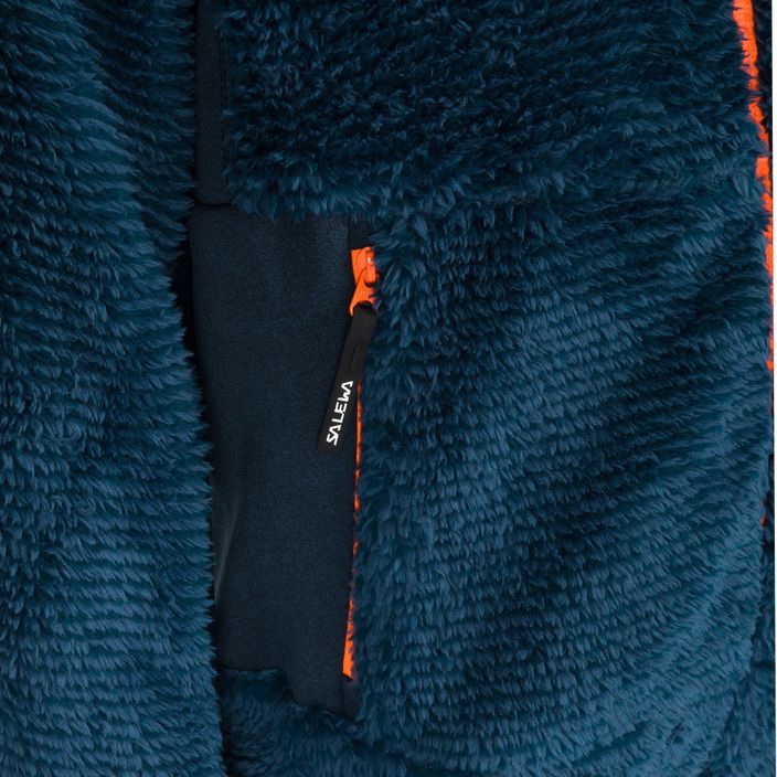 Salewa Kinder-Fleece-Sweatshirt Puez Highloft 2 PL HD navy blau 00-0000028492 5