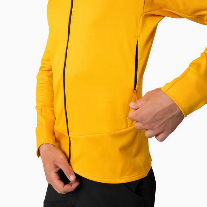 Herren Salewa Puez PL Kapuzen-Trekking-Sweatshirt gold 6