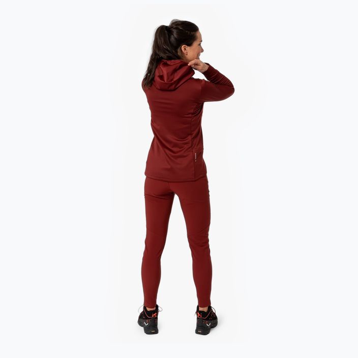 Salewa Damen-Trekking-Sweatshirt Puez Polarlite mit Kapuze rot 00-0000028522 2