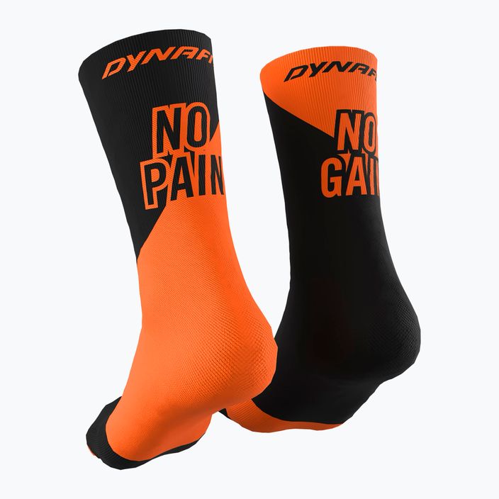 DYNAFIT No Pain No Gain schockierend orange Laufsocken 2