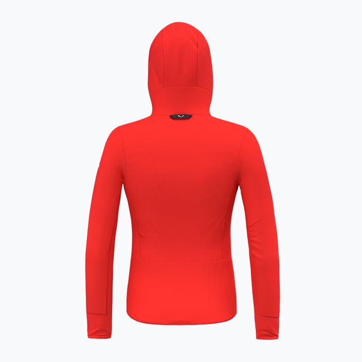 Salewa Damen-Trekking-Sweatshirt Agner Polarlite mit Kapuze rot 00-0000028558 7