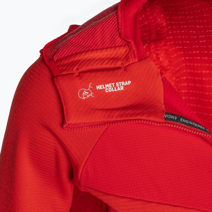Salewa Damen-Trekking-Sweatshirt Agner Polarlite mit Kapuze rot 00-0000028558 5