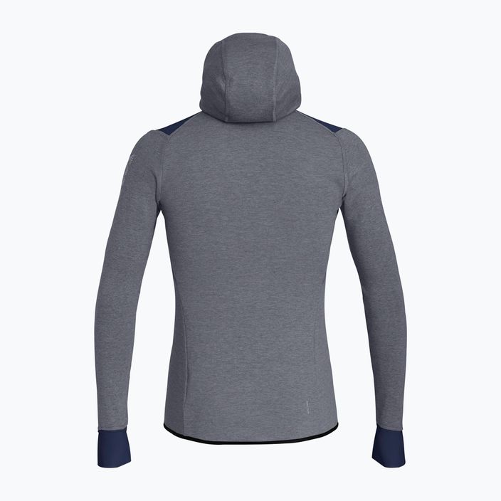 Herren-Trekking-Sweatshirt Salewa Puez 2 Dry Hood FZ navy Blazer 6