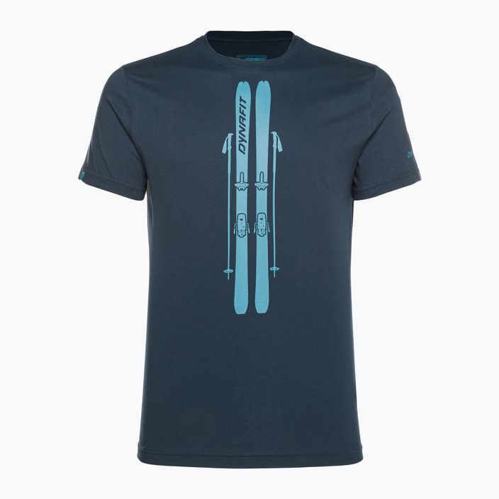 Herren DYNAFIT Graphic CO Blaubeere/Skis T-Shirt