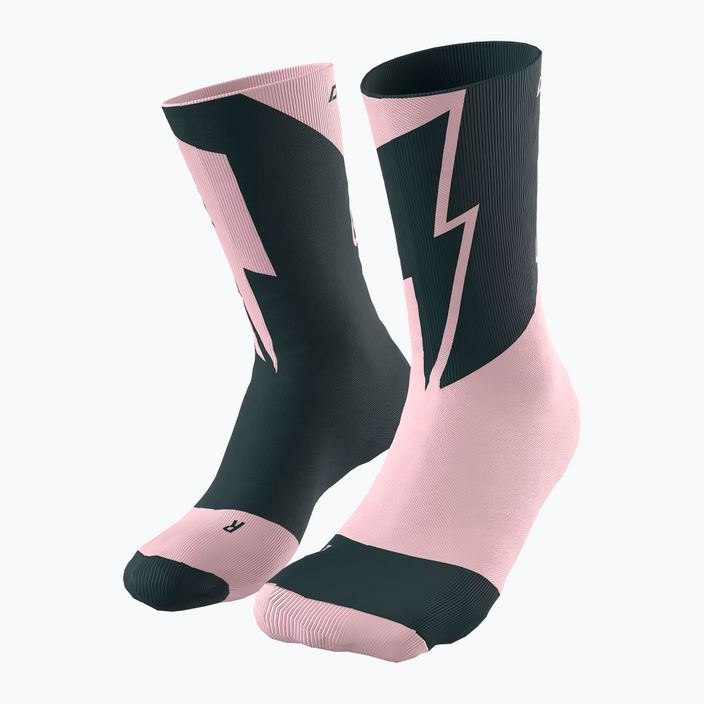 Laufsocken DYNAFIT No Pain No Gain pale Rosa/bluberry