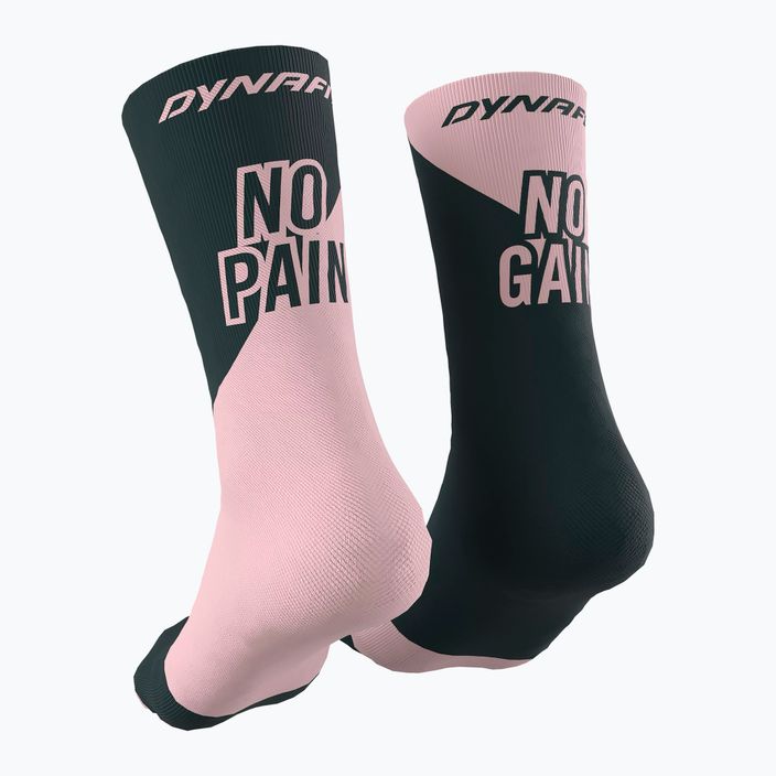 DYNAFIT No Pain No Gain Laufsocken blassrosa/blubertär 2