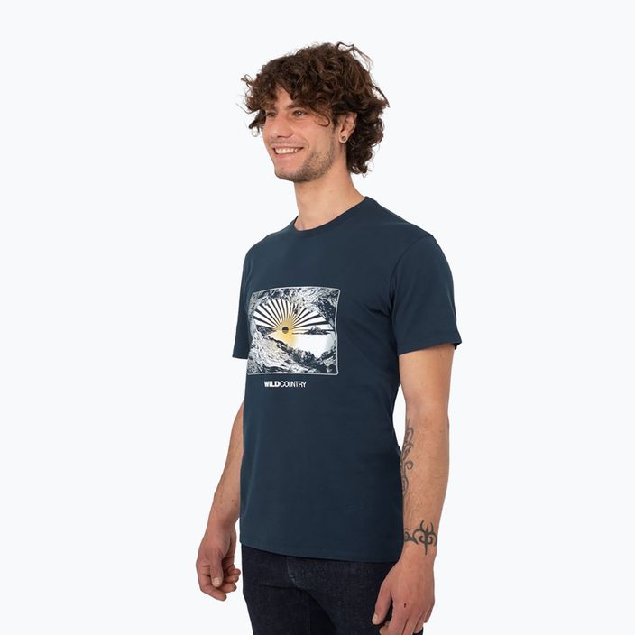 Herren Wild Country Flow Kletter-T-Shirt navy 2