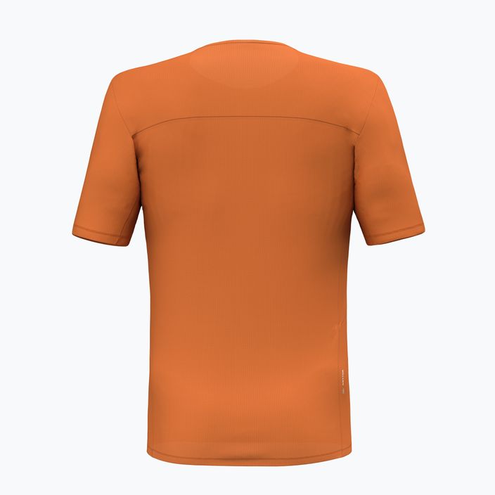 Herren Salewa Puez Sporty Dry T-shirt verbrannt orange 2