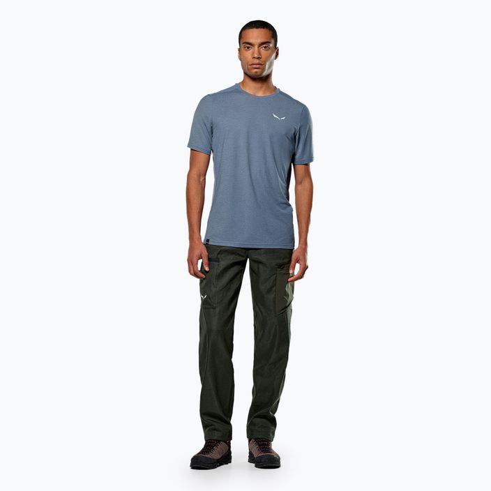 Herren Salewa Puez HYB Dry java blau T-shirt 2