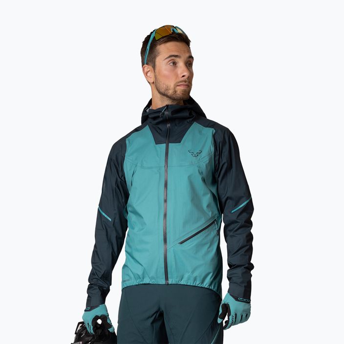 Herren DYNAFIT Ride 3L Fahrradjacke Heidelbeere/Sturmblau